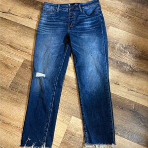 Kut from the Kloth Medium Blue Straight Leg Jeans